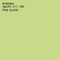#C9D98A - Pine Glade Color Image